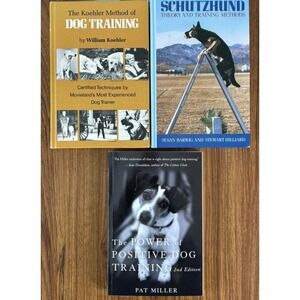 The Power of Positive Dog Training ~ Schutzhund Theory~ Koehler Method ~ LOT - 3